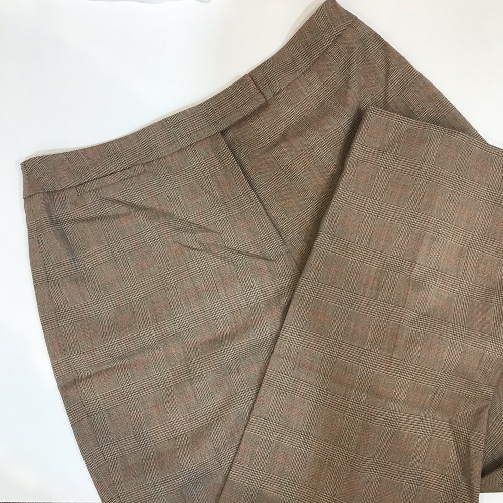 Talbots Lightweight Wool Tan Dress Pants 10